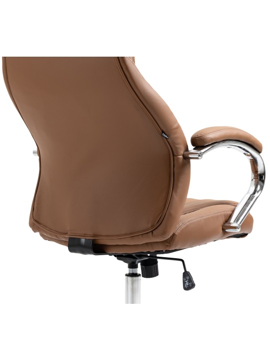 Wigan valódi bőr irodai szék, világosbarna