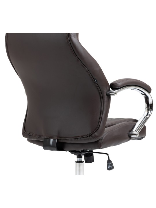 Wigan valódi bőr irodai szék, barna