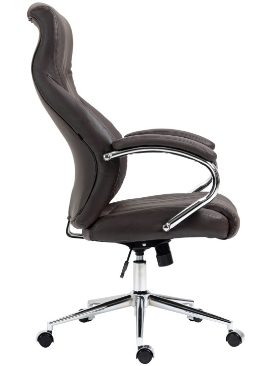 Wigan valódi bőr irodai szék, barna