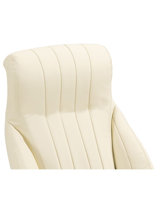 Wigan valódi bőr irodai szék, krém