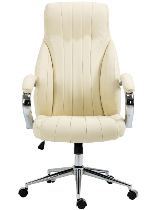 Wigan valódi bőr irodai szék, krém