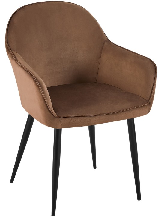 Boise bársony étkezőszék, barna