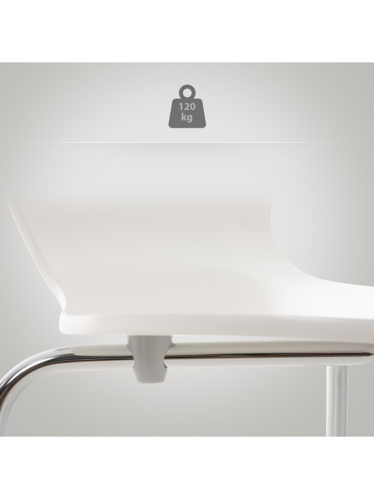 Calisto látogatói szék, fehér