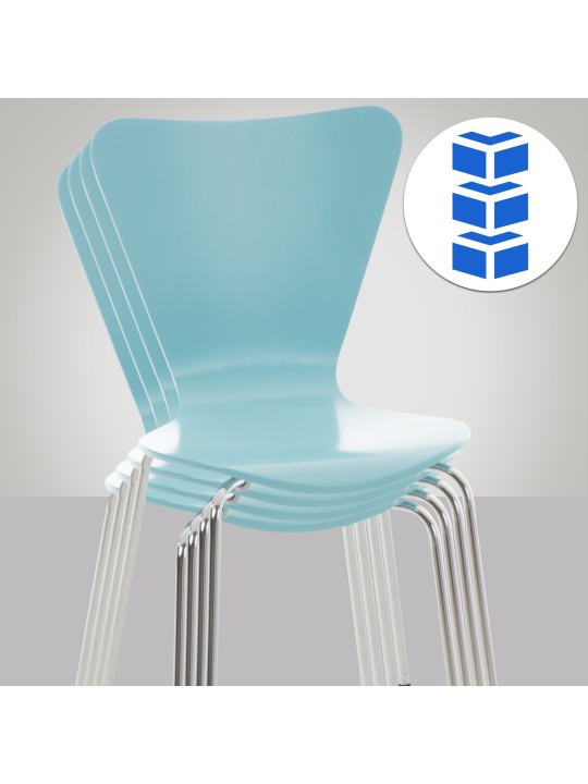 Calisto látogatói szék, világoskék