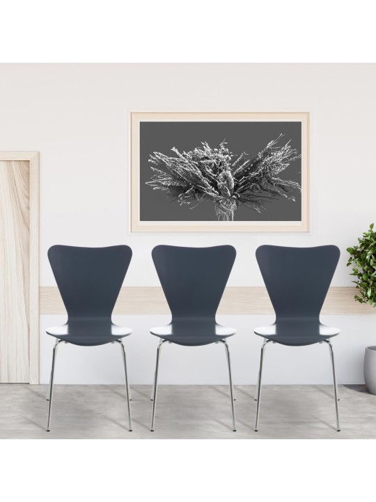 Calisto látogatói szék, szürke