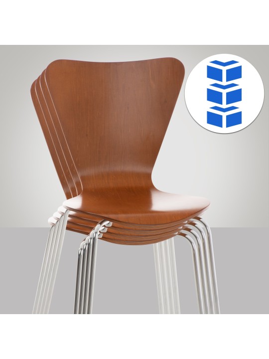 Calisto látogatói szék, barna