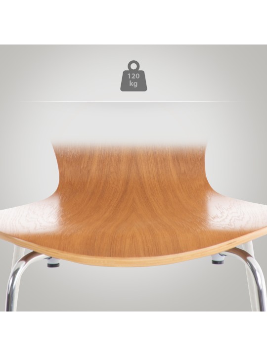 Calisto látogatói szék, tölgy