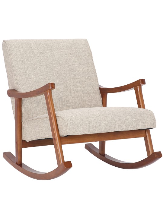 Hintaszék Morelia szövet dió, krém