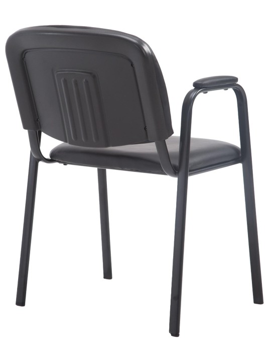 Ken PRO műbőr látogatószék, fekete