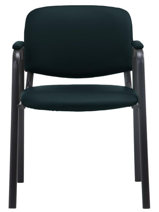 Ken PRO műbőr látogatószék, fekete