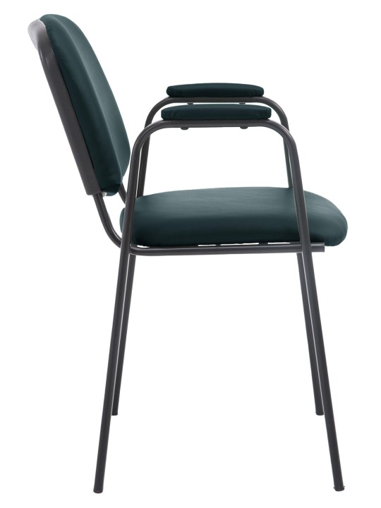 Ken PRO műbőr látogatószék, fekete