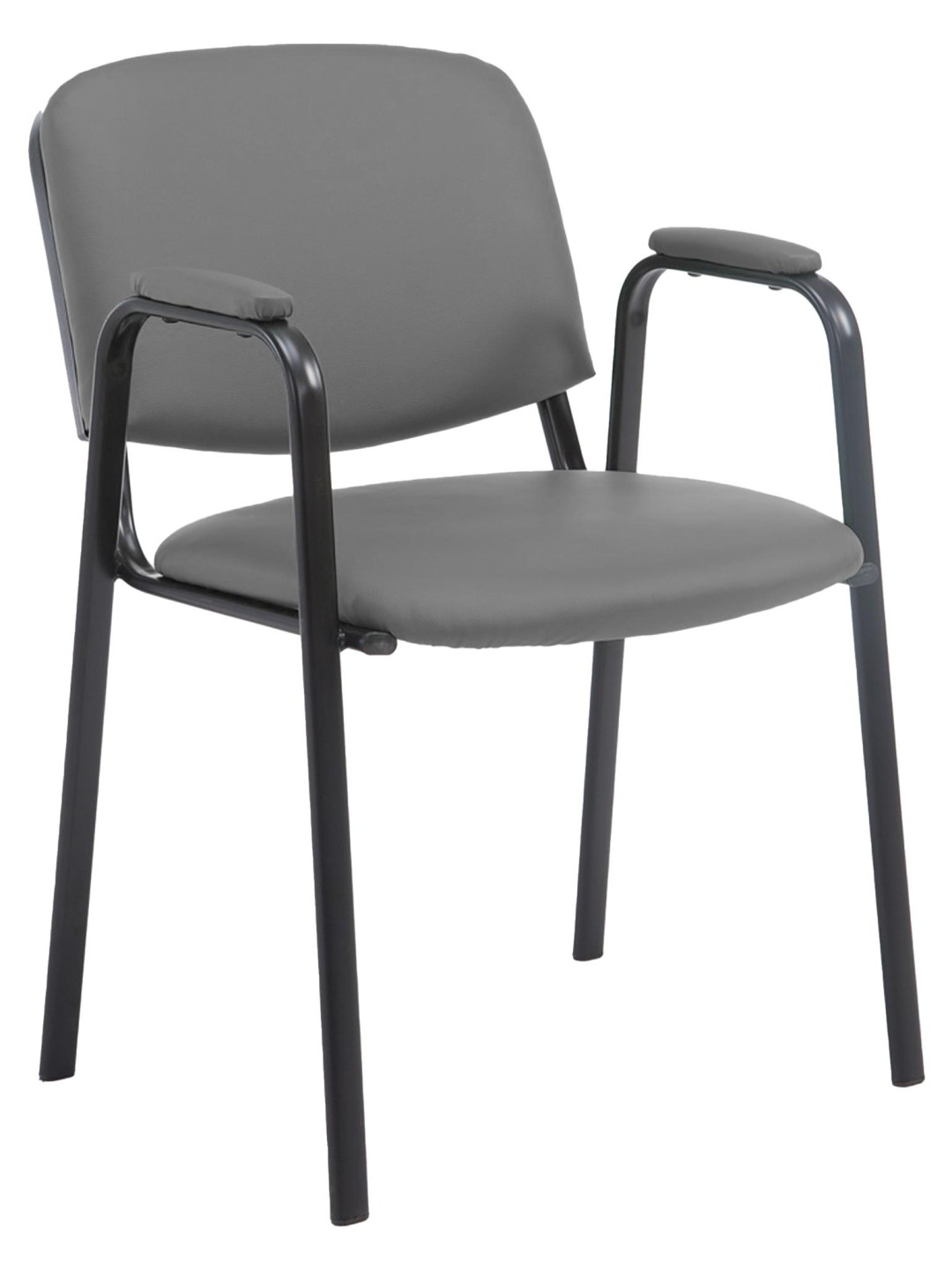 Ken PRO műbőr látogatószék, szürke