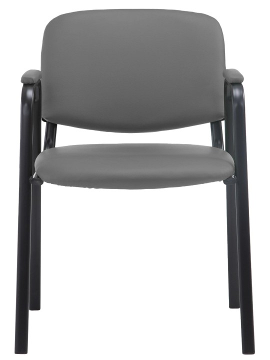 Ken PRO műbőr látogatószék, szürke