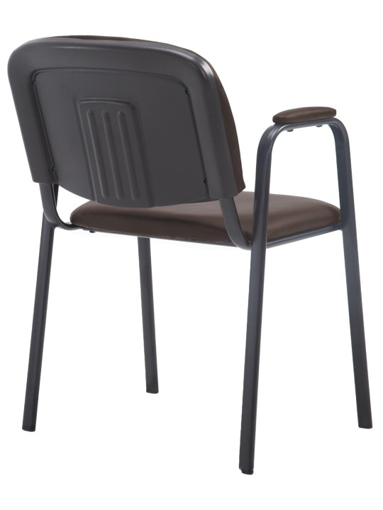 Ken PRO műbőr látogatószék, barna