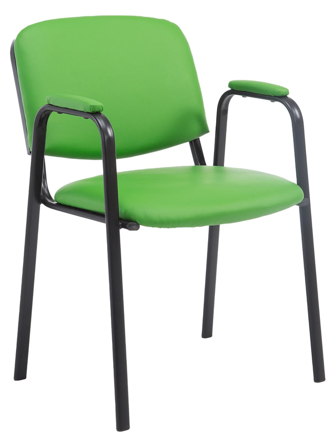 Ken PRO műbőr látogatószék, zöld