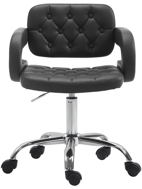 Munkaszék Dublin műbőrből, fekete