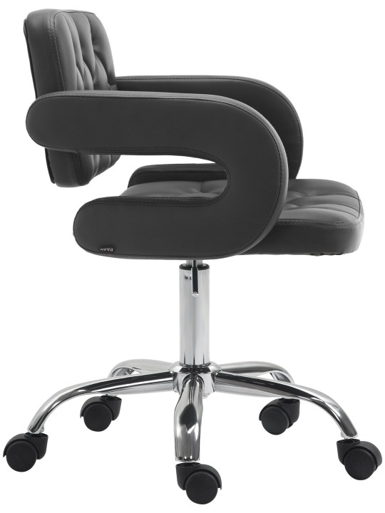 Munkaszék Dublin műbőrből, fekete