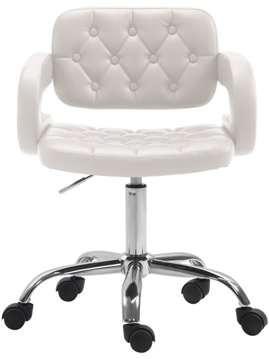 Munkaszék Dublin műbőrből, fehér