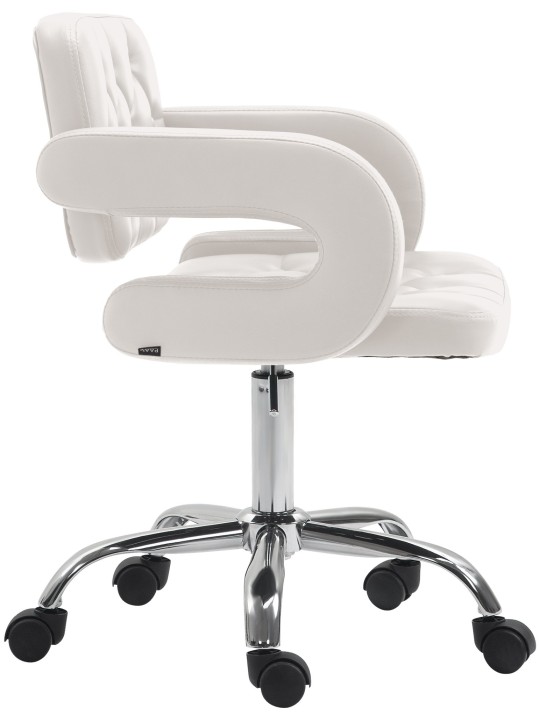 Munkaszék Dublin műbőrből, fehér