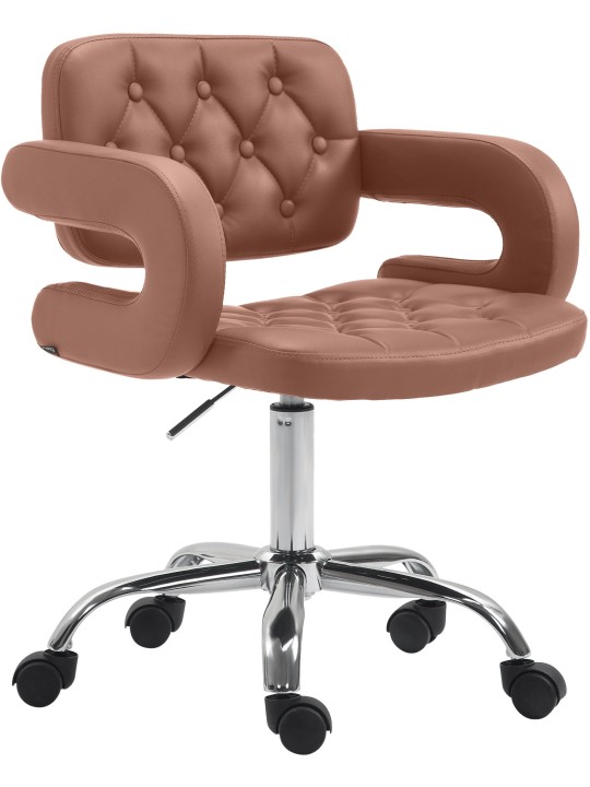 Munkaszék Dublin műbőrből, konyak