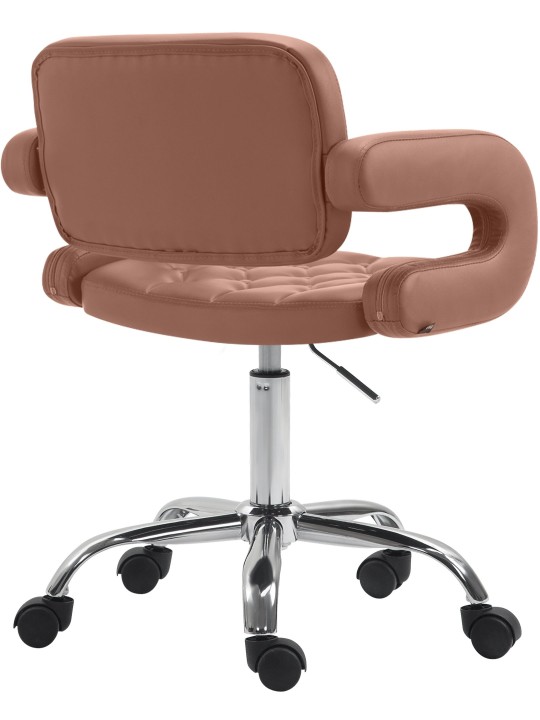 Munkaszék Dublin műbőrből, konyak