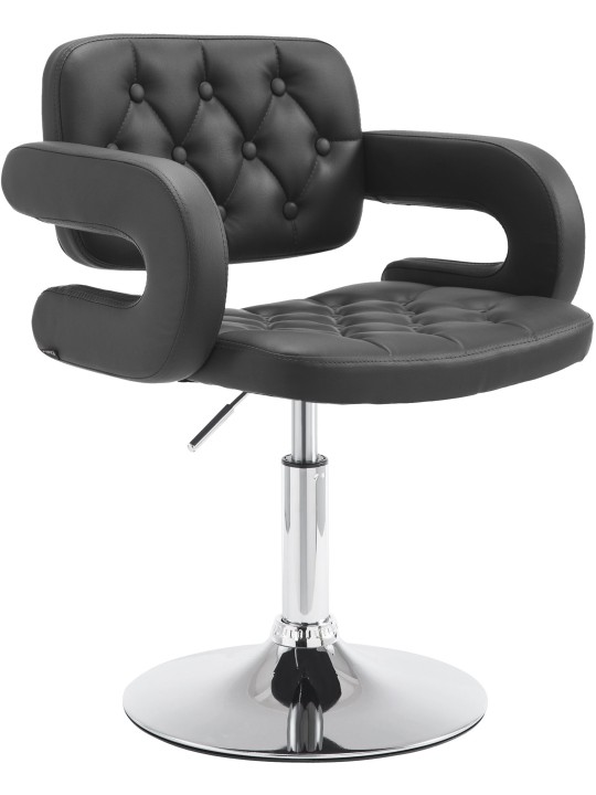 Lounger Dublin műbőr, fekete