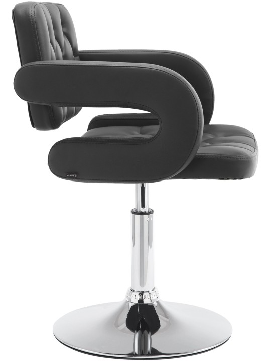 Lounger Dublin műbőr, fekete