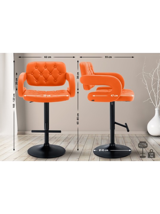 Dublin bárszék, narancs Dublin bárszék, narancs