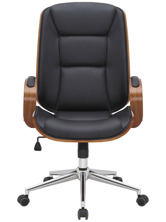 Yankton irodai szék, dió/fekete