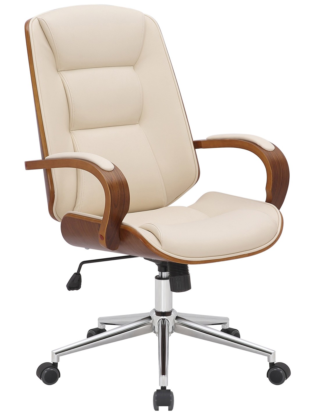 Yankton irodai szék, dió/krém