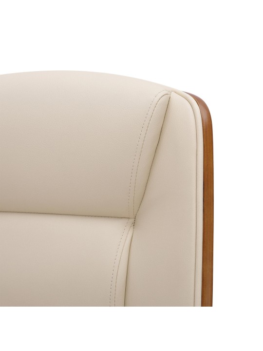 Yankton irodai szék, dió/krém