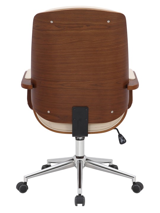 Yankton irodai szék, dió/krém