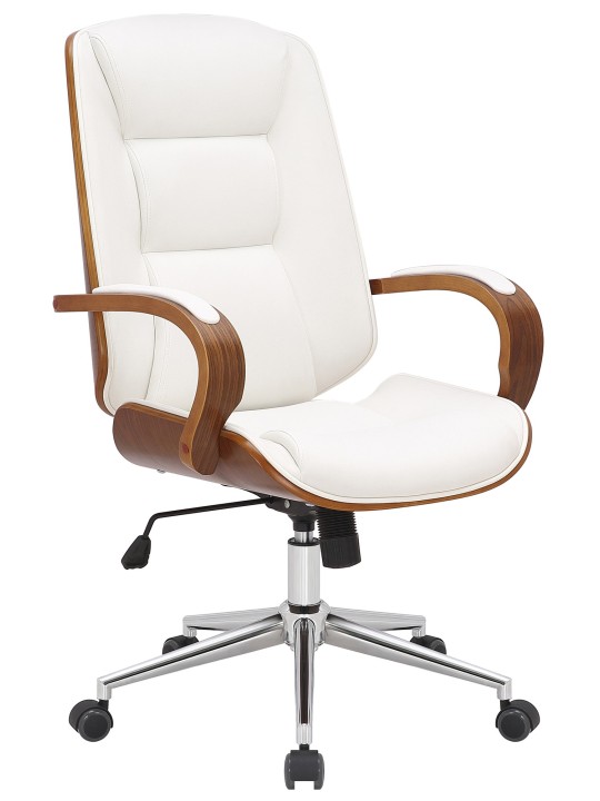 Yankton irodai szék, dió/fehér