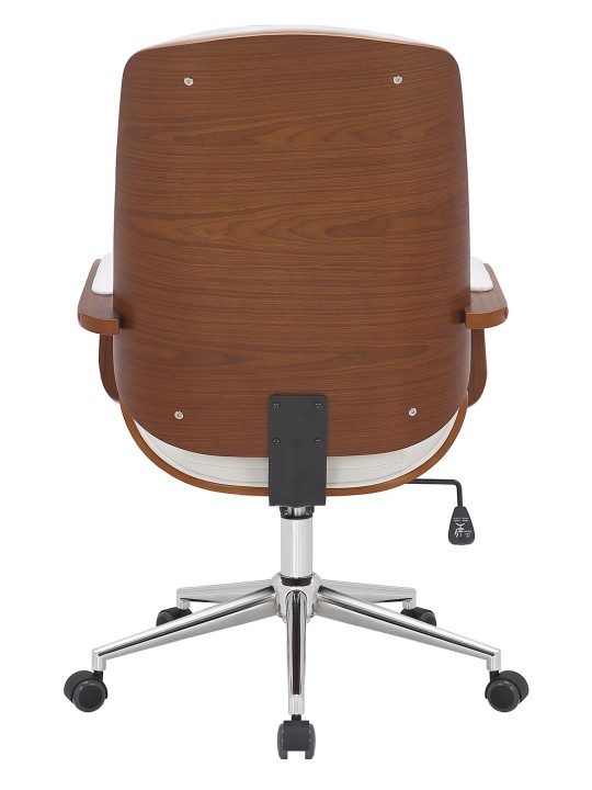 Yankton irodai szék, dió/fehér