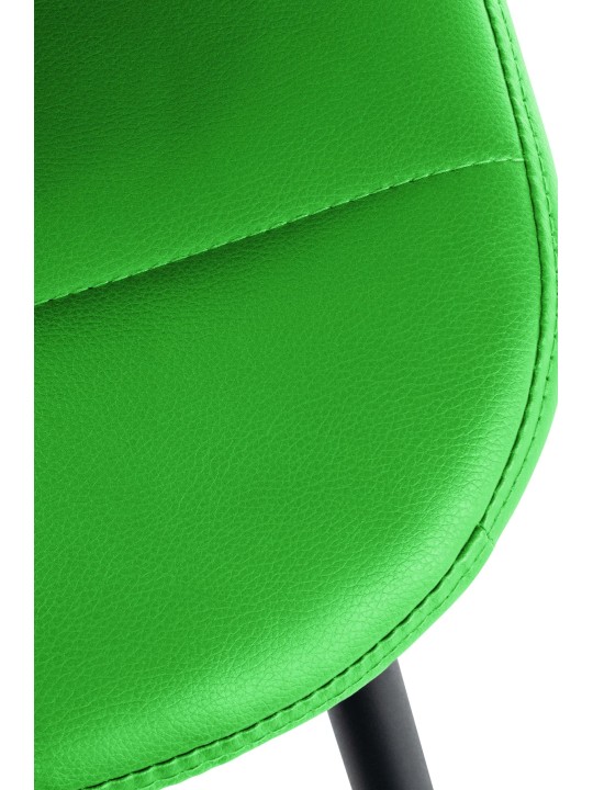 2 székből álló Tom műbőr szett, zöld