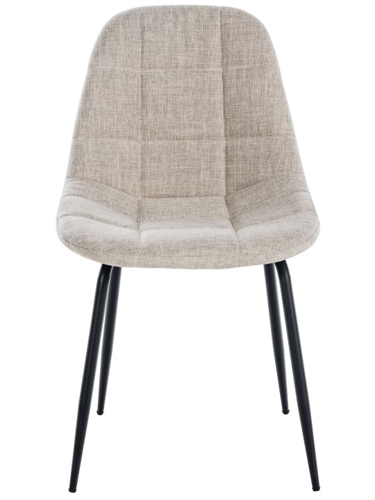 2 szék Tom anyagból készült készlet, krém