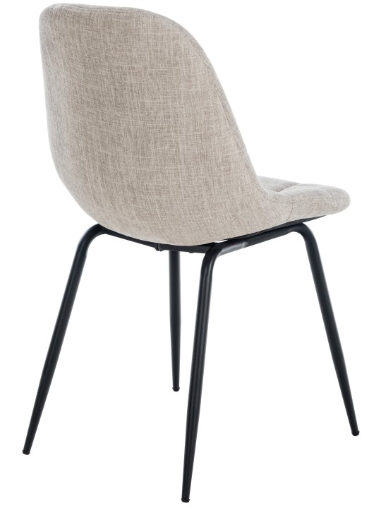 2 szék Tom anyagból készült készlet, krém