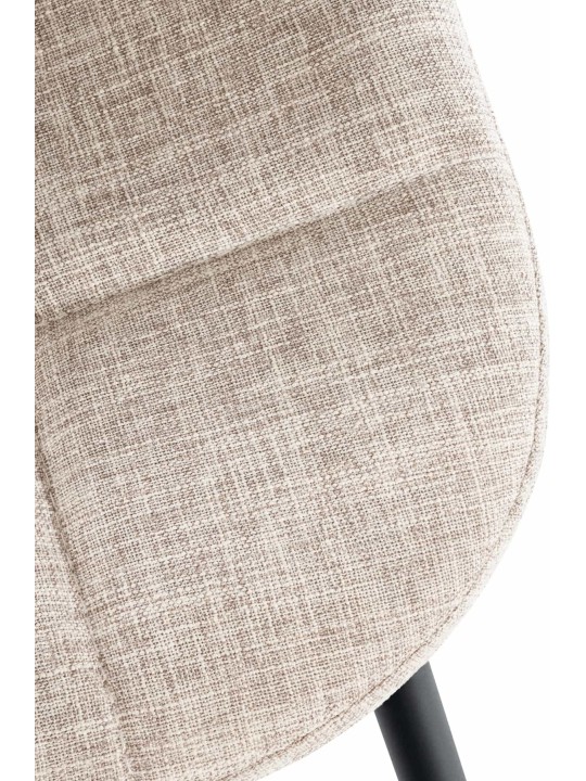 2 szék Tom anyagból készült készlet, krém