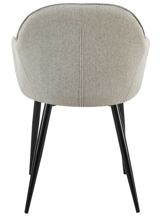 2 db étkezőszék szett Boise szövet, szürke