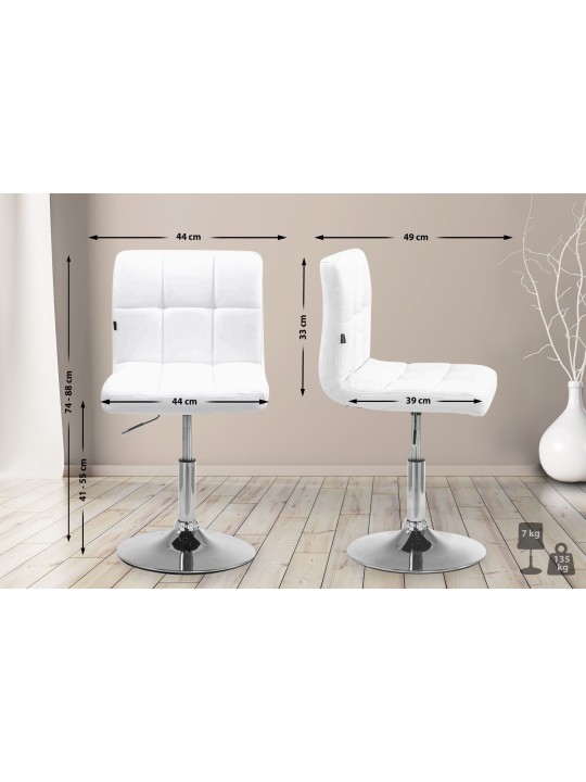 Palma Lounger V2, fehér