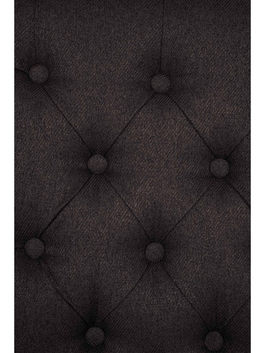 Lisburn szövet étkezőszék, fekete