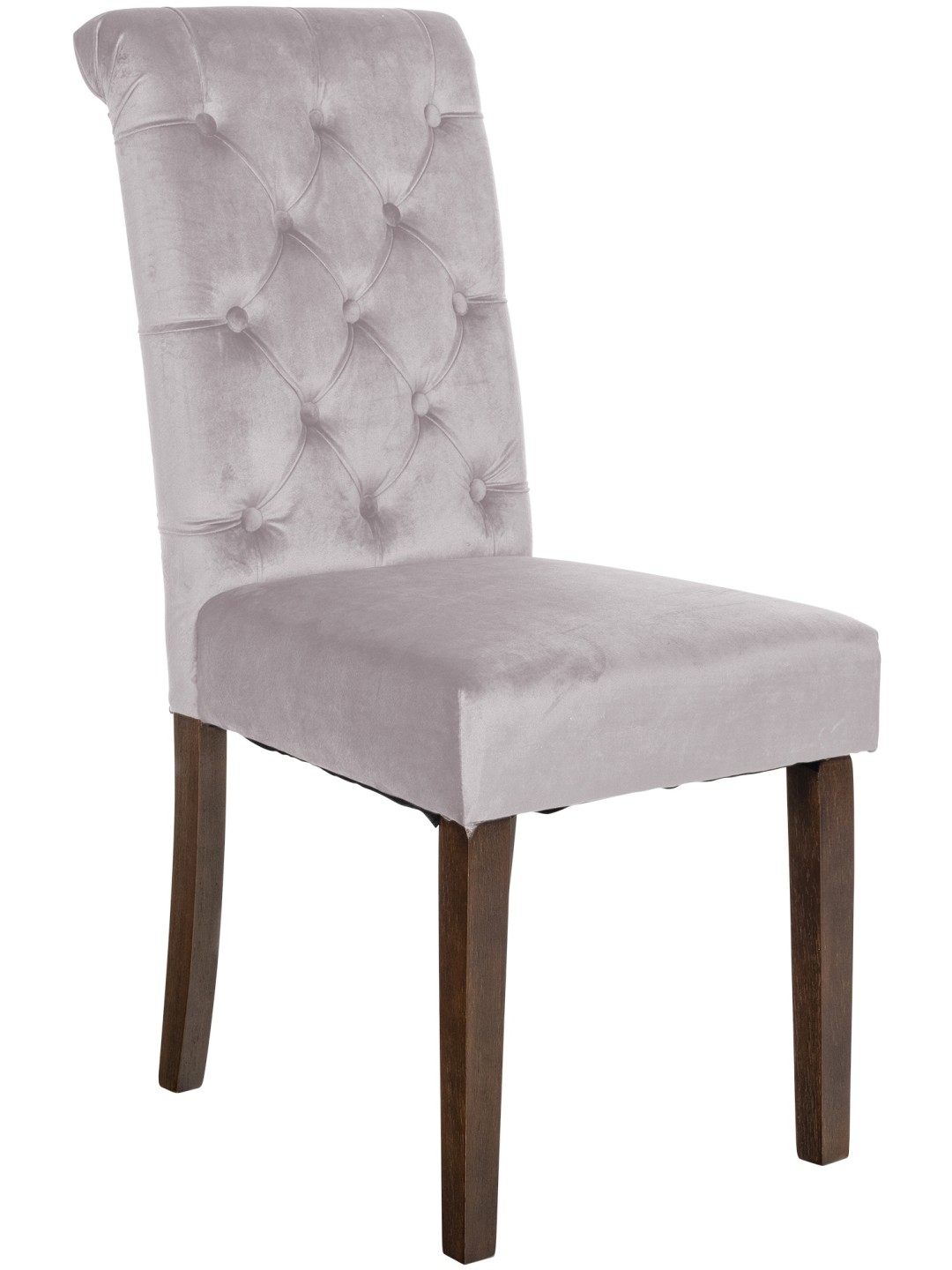 Lisburn bársony étkezőszék, szürke