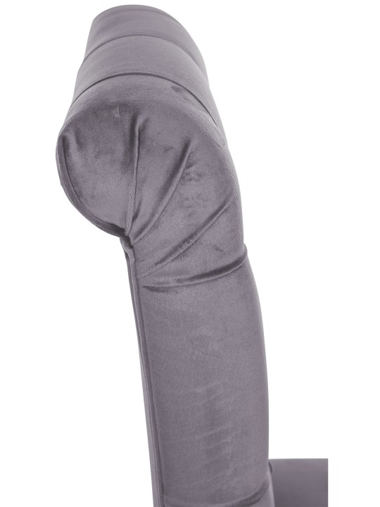 Lisburn bársony étkezőszék, sötétszürke Lisburn bársony étkezőszék, sötétszürke