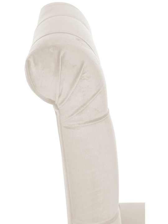 Lisburn bársony étkezőszék, krém