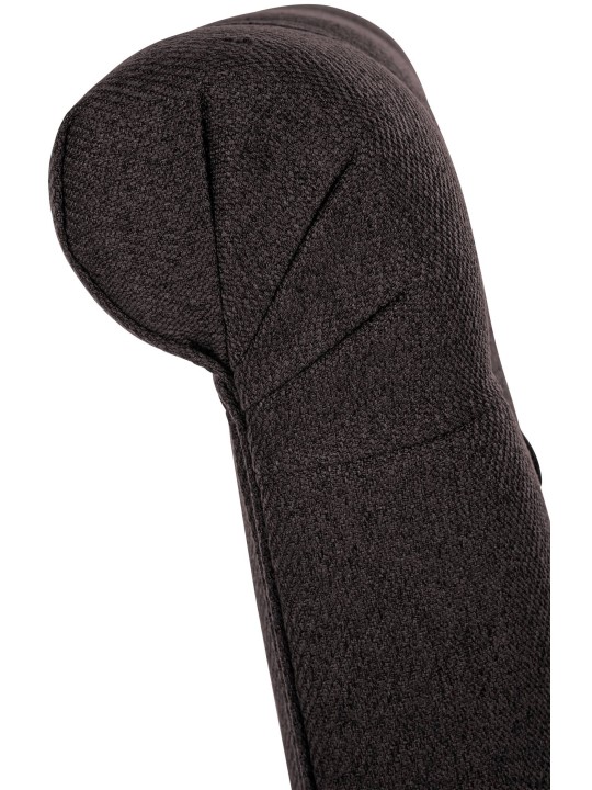 2 db Lisburn Fabric étkezőszékből álló készlet, fekete