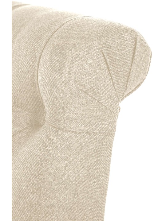 2 db Lisburn Fabric étkezőszékből álló készlet, krém