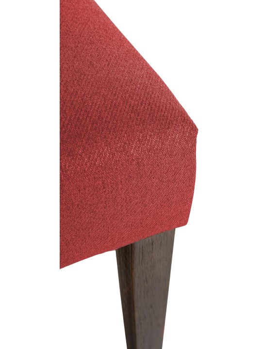 2 db Lisburn Fabric étkezőszékből álló készlet, piros