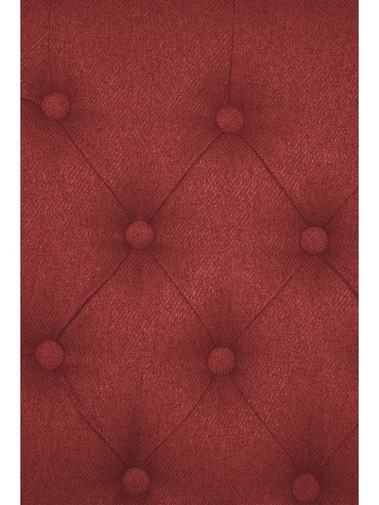 2 db Lisburn Fabric étkezőszékből álló készlet, piros