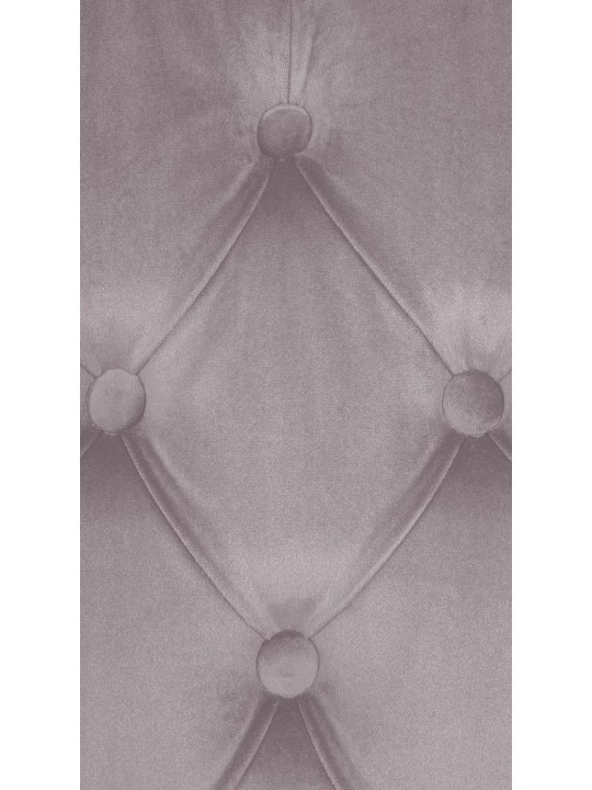 2 db Lisburn bársony étkezőszékből álló készlet, szürke