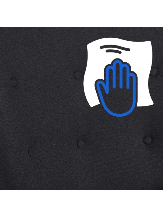 Szék Sanka szövet, fekete